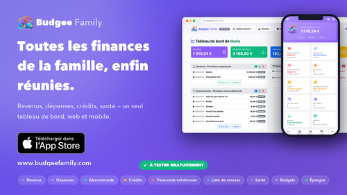Budgee Family : vos finances familiales, enfin sous contrôle